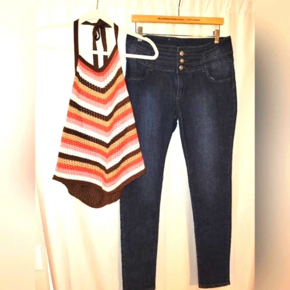 Haltertop & Jeans Bundle